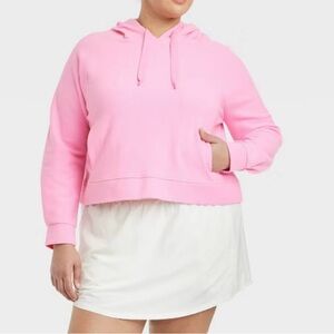 Women's Cozy Rib Hoodie Pink - All In Motion